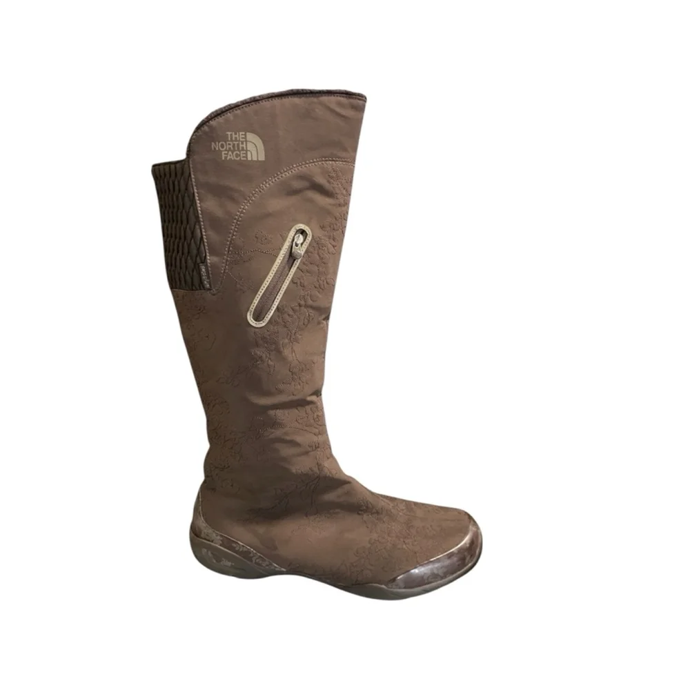 The North Face Brown Zip Pocket Boots Size 9